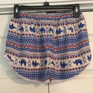 Multi color shorts size small